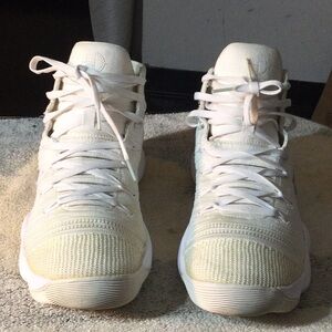 Cream High-Top Sneakers